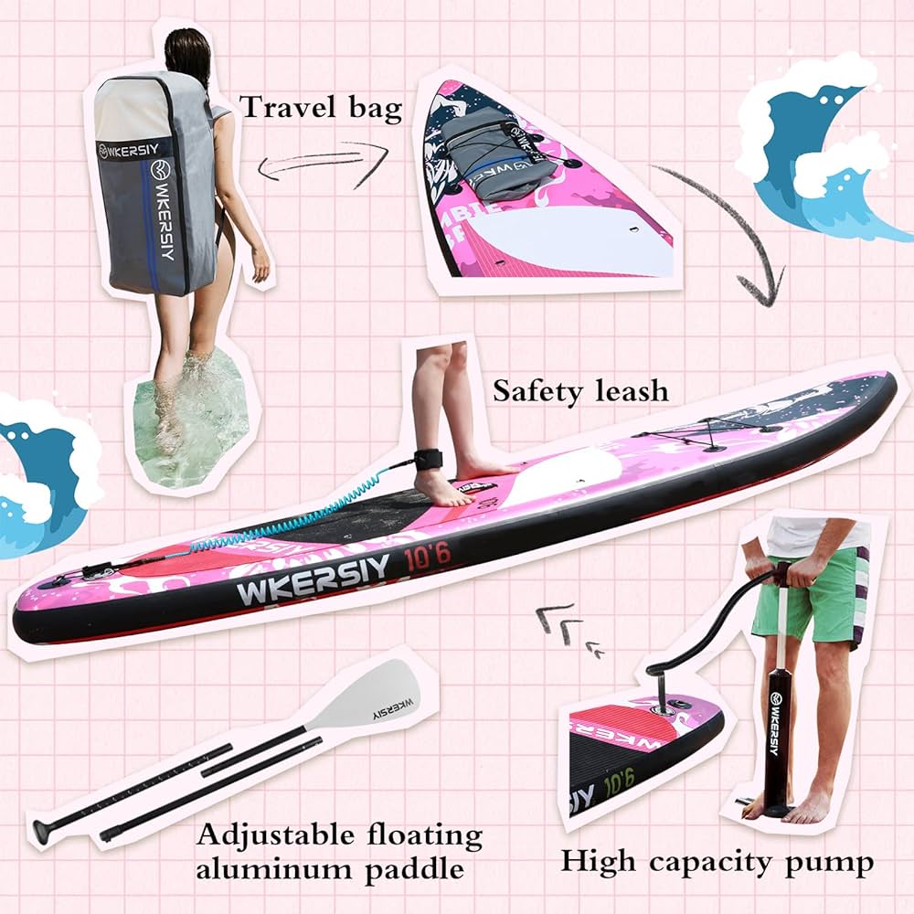 スタンドアップパドルボード 10'6\" SUPボード サップボード Amazon | Leader Accessories インフレータブルスタンドアップ